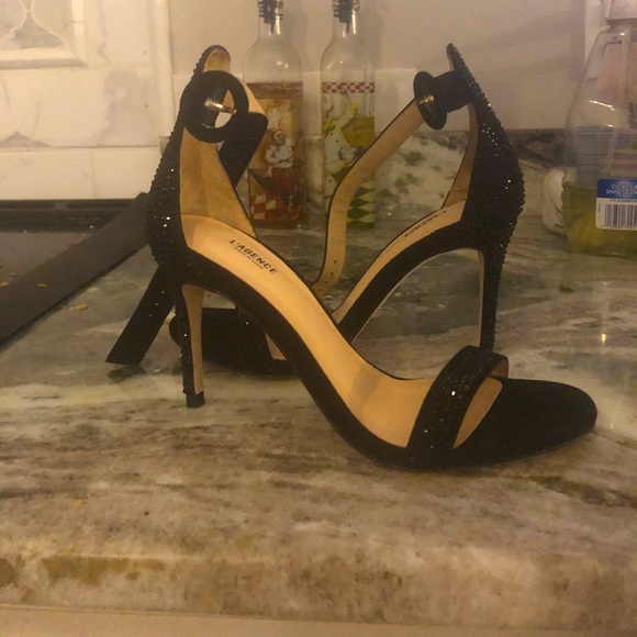 L'AGENCE Shoes - L’Agence Strappy Sequined Sandels SZ 38.5 Worn Once